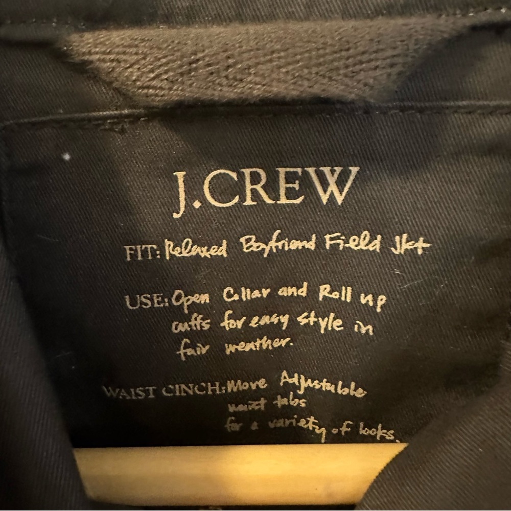 J Crew Downtown Field Jacket Size Small Mossy Brown Green Military - Picture 11 of 12